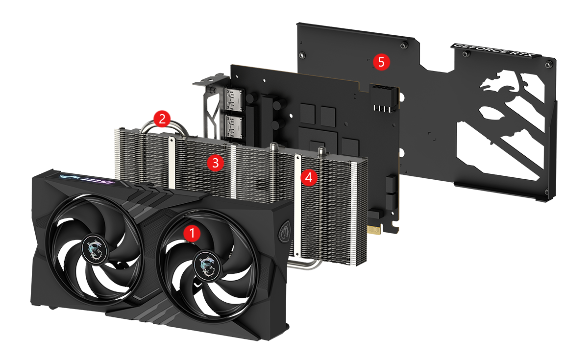 MSI Gaming GeForce RTX 5060 Graphics Card RTX 5060 8G GAMING OC